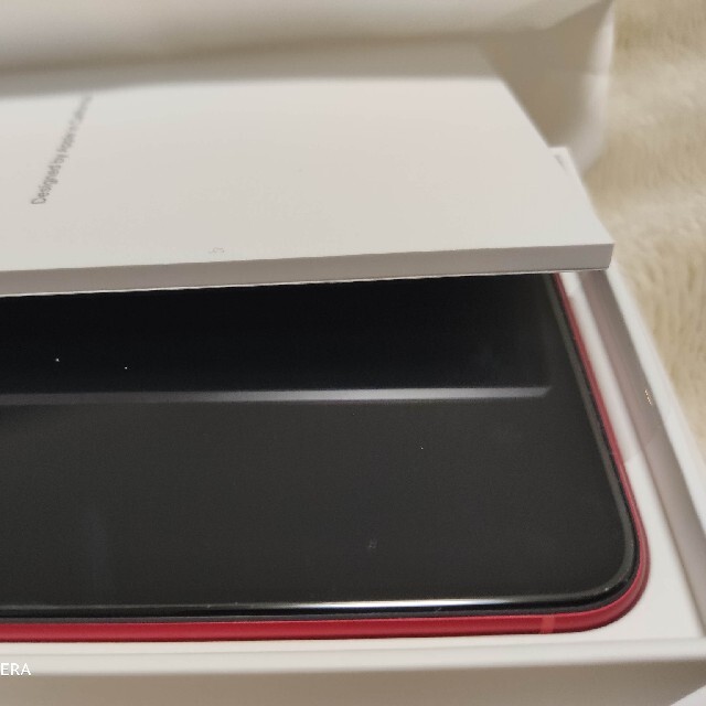 iPhone(アイフォーン)の(未使用品) iPhoneXR 128gb SIMfree productred スマホ/家電/カメラのスマートフォン/携帯電話(スマートフォン本体)の商品写真