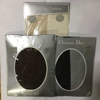 クリスチャンディオール(Christian Dior)の🅰️ クリスチャンディオール　ストッキング　L  薄手　厚手　黒　濃茶　薄茶(タイツ/ストッキング)