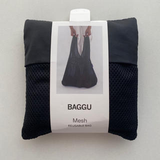 baggu エコバック　メッシュ　ブラック(エコバッグ)