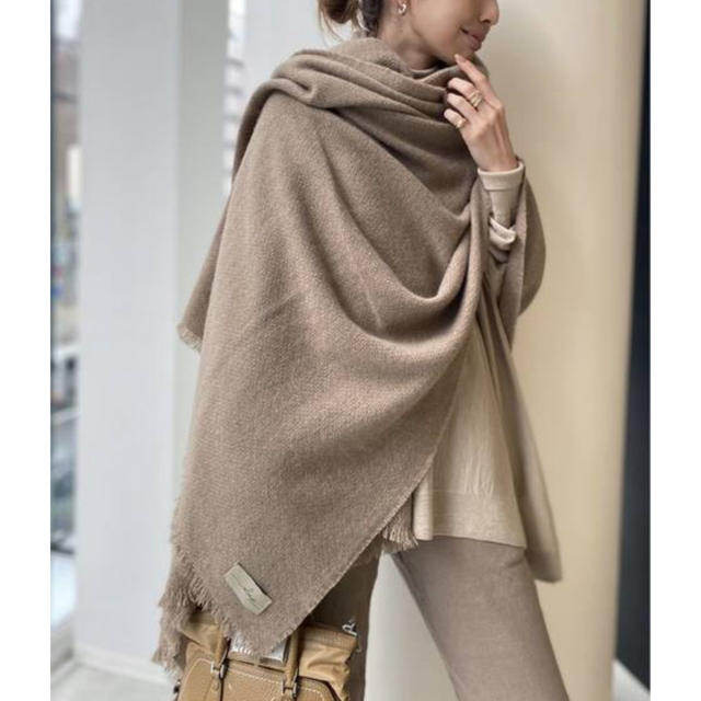 【ALONPI CASHMERE / アロンピ カシミア】STOLE ベージュ