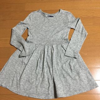 ギャップキッズ(GAP Kids)の美品 gap グレーのワンピース 120cm(ワンピース)