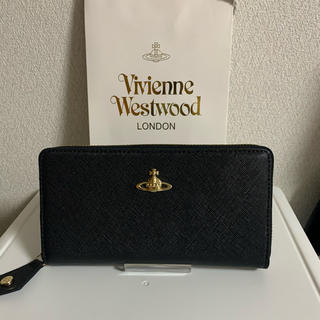 ヴィヴィアンウエストウッド(Vivienne Westwood)のヴィヴィアンウエストウッド ラウンドファスナー長財布 黒(財布)