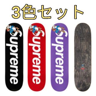 シュプリーム(Supreme)の【3色セット】Supreme Smurfs Skateboard 新品未使用(スケートボード)