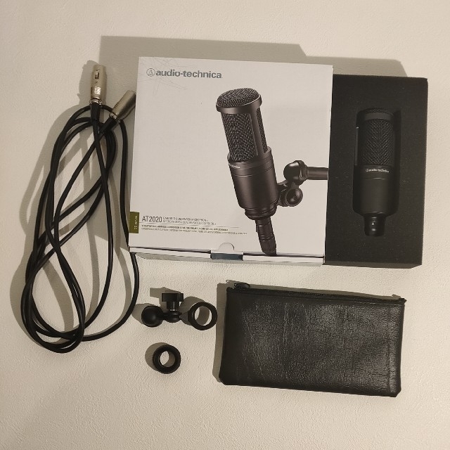 コンデンサーマイク audiotechnica AT2020