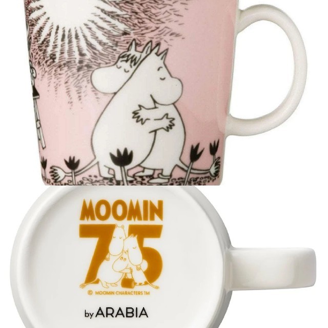 【新品】　アラビア　ムーミン　ラブ　マグカップ　マグ　75周年　2020