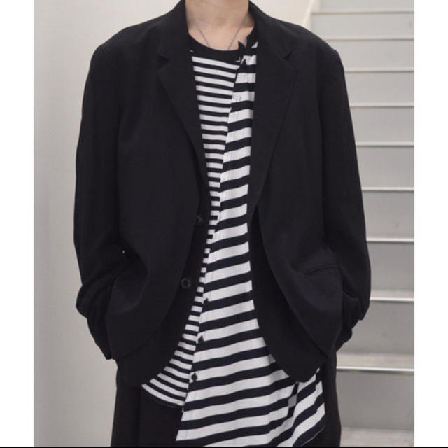 yohji yamamoto 20ss レーヨン前二重フラシジャケット