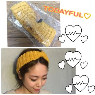 トゥデイフル(TODAYFUL)のTODAYFUL♡ヘアーバンド♡タグ付(ヘアバンド)