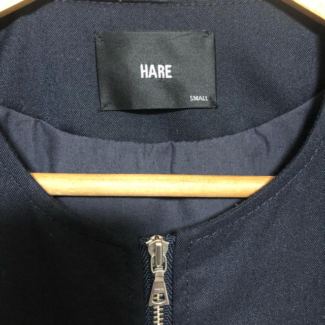 HARE(ハレ)の【HARE】ノーカラーZIPブルゾン メンズのジャケット/アウター(ノーカラージャケット)の商品写真