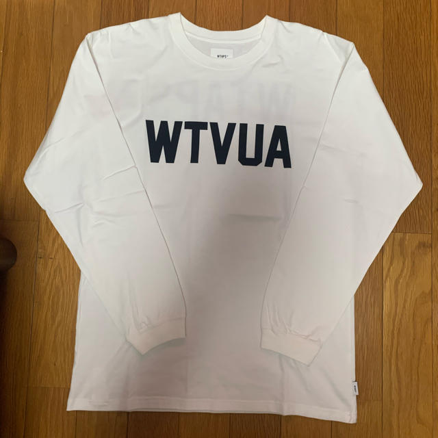 W)taps(ダブルタップス)のwtaps 19aw wtvua ロングスリーブ Mサイズ 白  メンズのトップス(Tシャツ/カットソー(七分/長袖))の商品写真