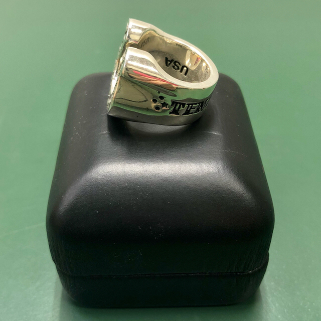 TENDERLOIN T-H.S RING (CS) SILVER/STONE