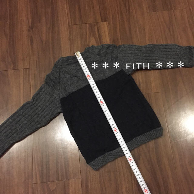 FITH(フィス)の★使用数回美品★ FITH フィス ニット&スウェット カーディガン 100 キッズ/ベビー/マタニティのキッズ服女の子用(90cm~)(カーディガン)の商品写真