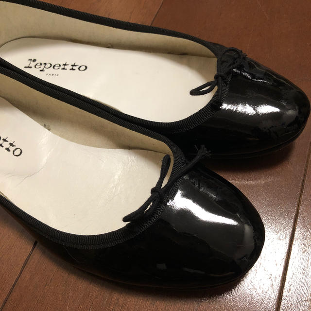 repetto(レペット)のrepetto✨レペット🩰サンドリオン　黒38  24cm レディースの靴/シューズ(バレエシューズ)の商品写真