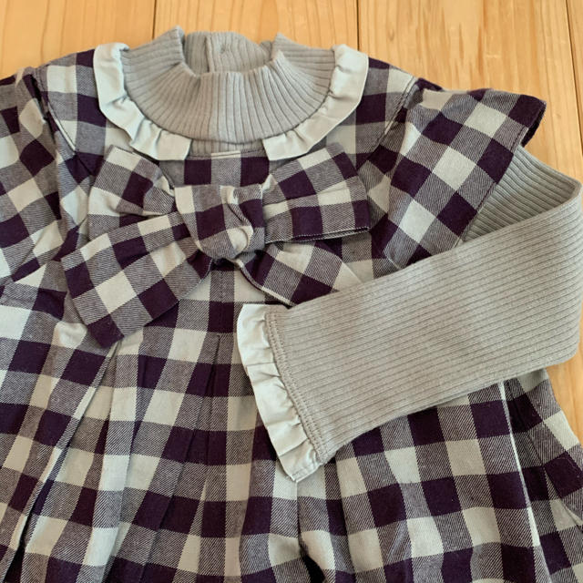 BeBe(ベベ)のさらmama様専用　セットワンピース タランティーヌエショコラ　 キッズ/ベビー/マタニティのキッズ服女の子用(90cm~)(ドレス/フォーマル)の商品写真