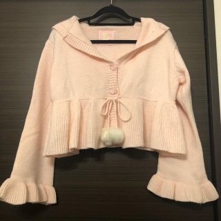 ナルエー(narue)のナルエー♡ボレロカーディガン♡ラビットファー付きラブラマジックコラボ(ルームウェア)