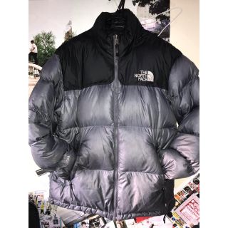 THE NORTH FACE ノースフェイス 700フィル ダウンジャケット アウトドア キャンプ アウター 防寒 グレー (レディース M)   O7732