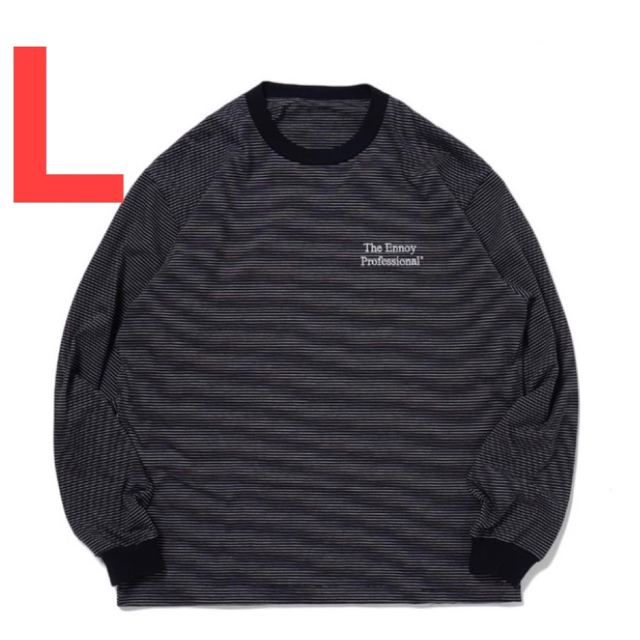 ennoy S/S Border T-Shirt Black 黒 L ボーダー- ennoy S/S Border T-Shirt Black 黒 L ボーダー-