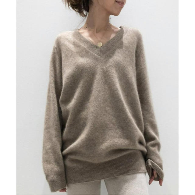 ☆アパルトモン ☆ Cashmere カシミヤV/N KNIT