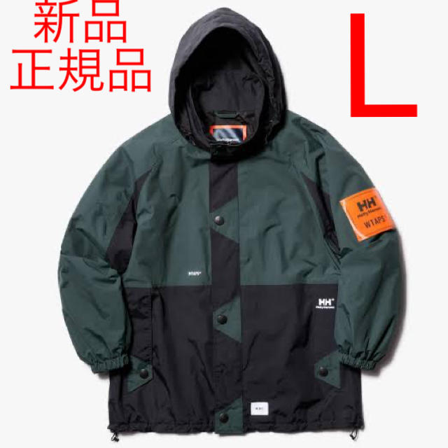 W)taps(ダブルタップス)の送込! Wtaps Helly Hansen Bow ジャケット 緑 メンズのジャケット/アウター(マウンテンパーカー)の商品写真