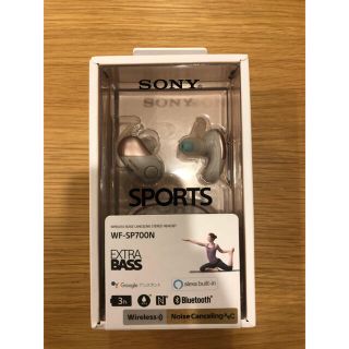 ソニー(SONY)のSONY WF-SP700N ピンク ワイヤレスイヤホン(ヘッドフォン/イヤフォン)