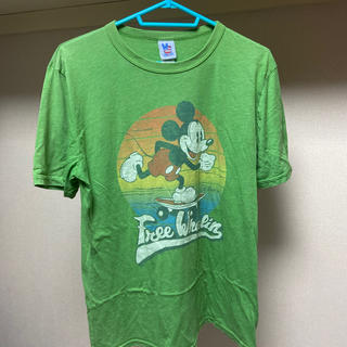 ビームス(BEAMS)のBEAMS（ビームス）　JUNK FOOD（ジャンクフード）ミッキーTシャツ 緑(Tシャツ/カットソー(半袖/袖なし))