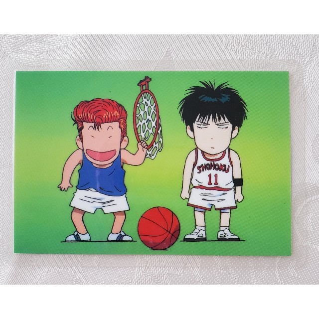 SLAM DUNK スラムダンク ラミネートカード ディフォルメ桜木花道&流川楓の通販 by E♡'s shop｜ラクマ