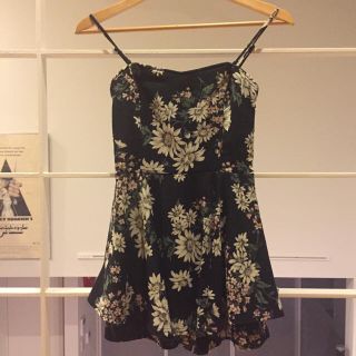 スナイデル(SNIDEL)のsnidel 花柄 ロンパース (その他)