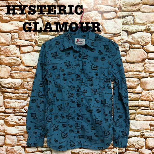 hysteric glamour 総柄シャツ