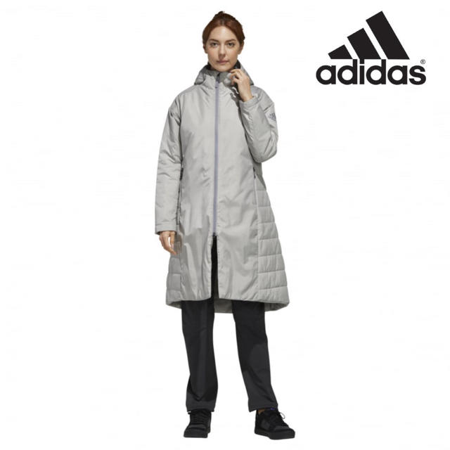 adidas(アディダス)の新品未使用 adidas ロングコート 定価14300円 アディダス 撥水 レディースのジャケット/アウター(ロングコート)の商品写真