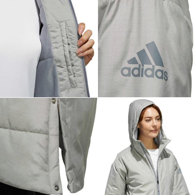 新品未使用 adidas ロングコート 定価14300円 アディダス 撥水