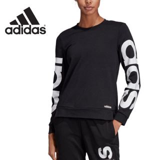 アディダス(adidas)の新品未使用 adidas ロゴ スウェット【M】定価6259円 トレーナー(トレーナー/スウェット)