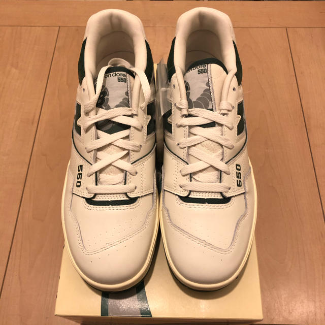 New Balance(ニューバランス)のAime Leon Dore New Balance P550 27.5 緑 メンズの靴/シューズ(スニーカー)の商品写真