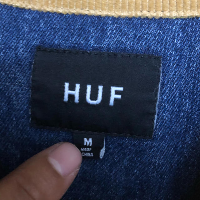 HUF(ハフ)の【値下げ】Huf ハフ　デニムジャケット メンズのジャケット/アウター(Gジャン/デニムジャケット)の商品写真