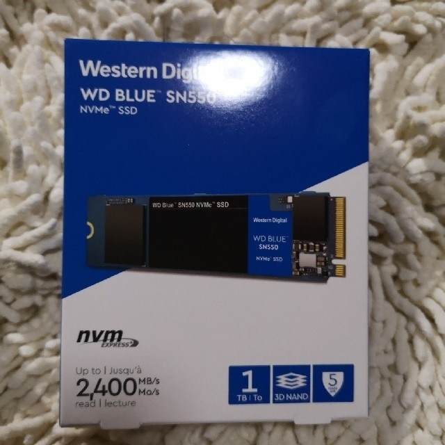 WD BLUE SN550 WDS100T2B0C-EC 新品未開封PC/タブレット