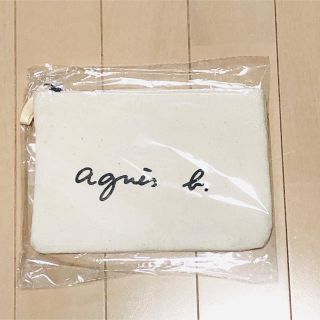 アニエスベー(agnes b.)のアニエスベー　ポーチ　新品　アイボリー(ポーチ)