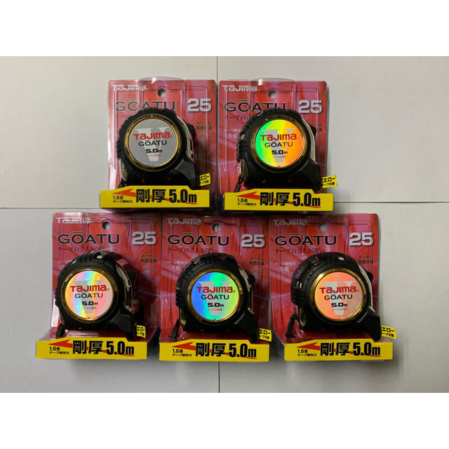 タジマ Tajima スケール 剛厚Gロック-25 GAGL2550×5個 タジマ Tajima スケール 剛厚Gロック-25 GAGL2550×5個