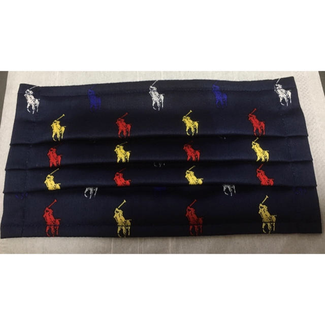 POLO RALPH LAUREN(ポロラルフローレン)のたいたい様　専用　ラルフローレンプリーツインナーマスク ハンドメイドのハンドメイド その他(その他)の商品写真