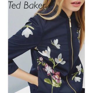 テッドベイカー(TED BAKER)の【Ted Baker】刺繍　ブルゾン　ジャケット　細身(ブルゾン)