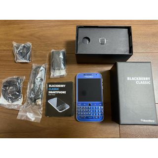 ブラックベリー クラシック BlackBerry Classic ブルー(スマートフォン本体)