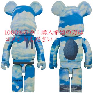 メディコムトイ(MEDICOM TOY)のBE@RBRICK René Magritte 1000% 即日発送(その他)