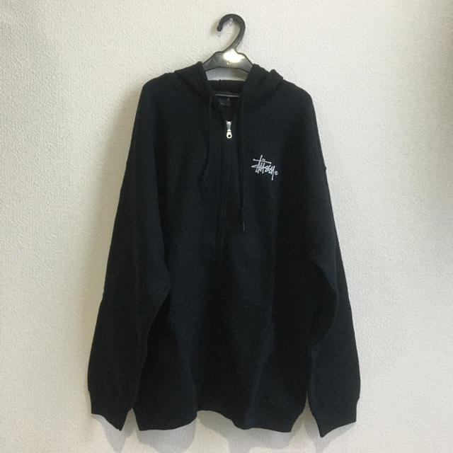 STUSSY(ステューシー)の★STUSSY ビッグパーカー ブラック レディースのトップス(パーカー)の商品写真