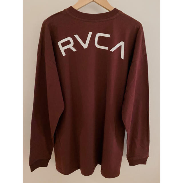 RVCA(ルーカ)の〔未使用 新品〕 RVCA 長袖 Tシャツ バーガンディ　S サイズ  メンズのトップス(Tシャツ/カットソー(七分/長袖))の商品写真