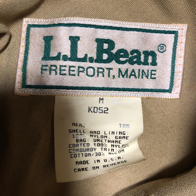 L.L.Bean - 90s USA製 L.L BEAN ハンティング ジャケット 90's 古着の