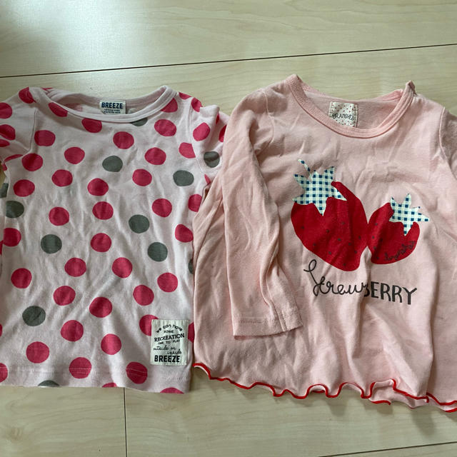 BREEZE(ブリーズ)のベビー 女の子 長袖Tシャツ 6点セット キッズ/ベビー/マタニティのキッズ服女の子用(90cm~)(Tシャツ/カットソー)の商品写真