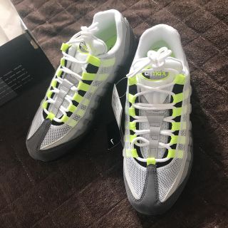 ナイキ(NIKE)のnike Airmax95 OG  イエローグラデ　24.5(スニーカー)