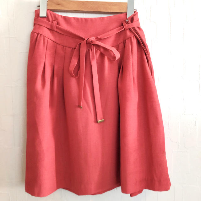 grove(グローブ)のフレアスカート✩︎リボン付き✩︎ピンク系 レディースのスカート(ひざ丈スカート)の商品写真