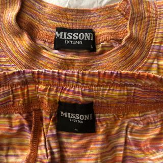 MISSONI／ミッソーニ　パジャマ　綿100%  Mサイズ