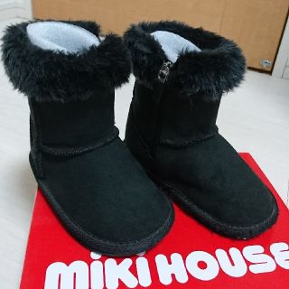 ミキハウス(mikihouse)の14cm MIKI HOUSE ムートンブーツ(ブーツ)