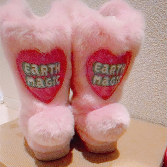 EARTHMAGIC(アースマジック)のマフィーちゃんムートンブーツ　20cm キッズ/ベビー/マタニティのキッズ靴/シューズ(15cm~)(ブーツ)の商品写真