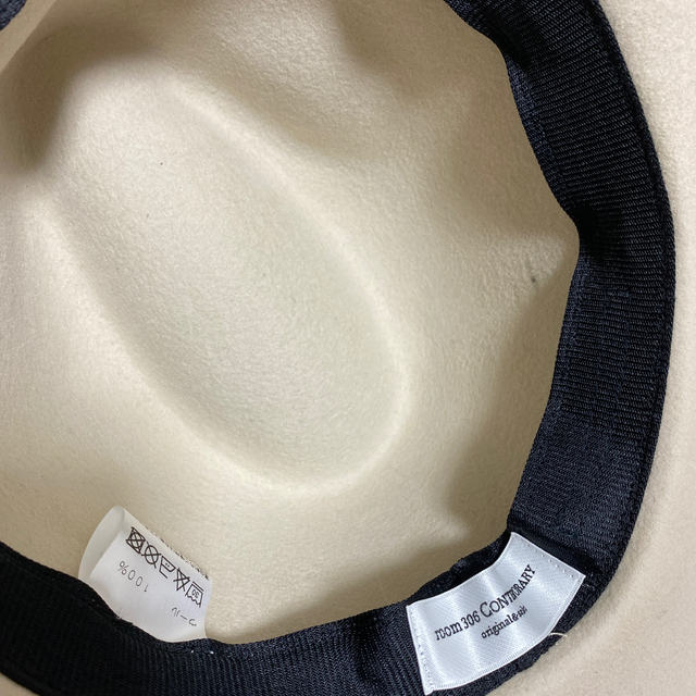 room306 CONTEMPORARY(ルームサンマルロクコンテンポラリー)のシンプルウールハット レディースの帽子(ハット)の商品写真