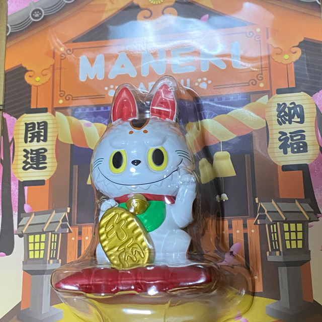 POP MART LABUBU 招き猫 ポップマート ラブブ  2個